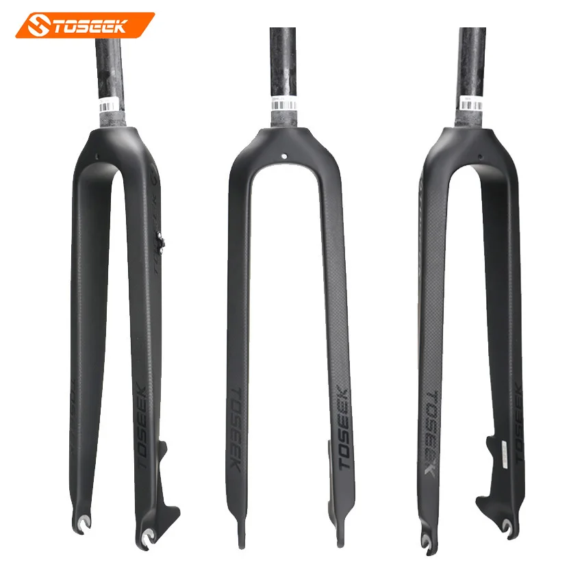 

1-1/8" Full Carbon Fiber Mountain Bike Fork Disc Brake Rigid Forks 26/27.5/29er