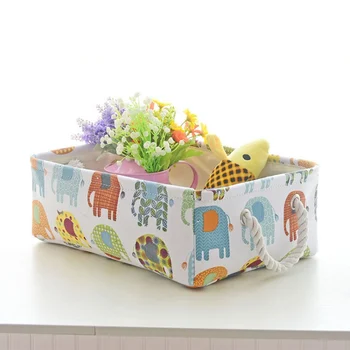 

Color Eva Elephant Storage Baskets Sundry Finishing Basket Cloth Art Collection Basket Home Finishing Collection