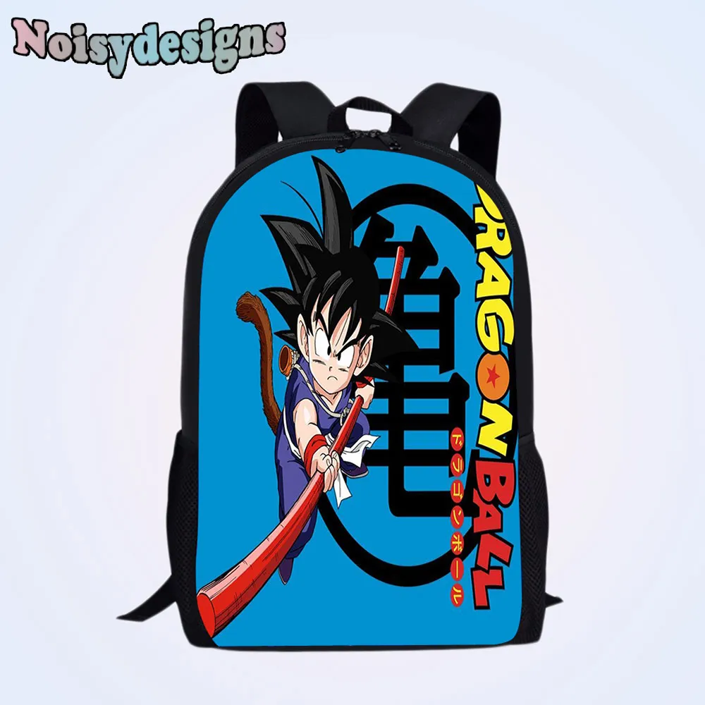 

Casual 3D Dragon Ball Backpack boys schoolbags child mochila Travel Women bag kids Softback infantil school bags