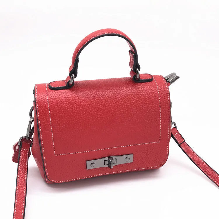 

Kajie 2018 Genuine Leather Summer Small Women Tote Bags Woman Handbags Really Leather Female Teenager's Fashion Casual Bags