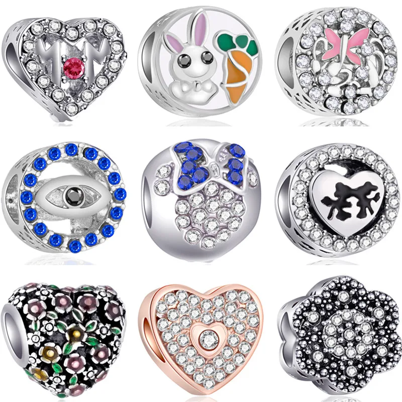 Винтажные бусины для влюбленных DIY Love Hearts духов цветов юбок имитация жемчуга