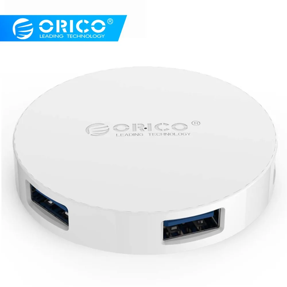 ORICO мини-usb-концентратор с 4 портами Usb 3,0 разветвитель OTG концентратор с интерфейсом питания Micro USB для портативных ПК компьютера Usb 3,0 концентратор