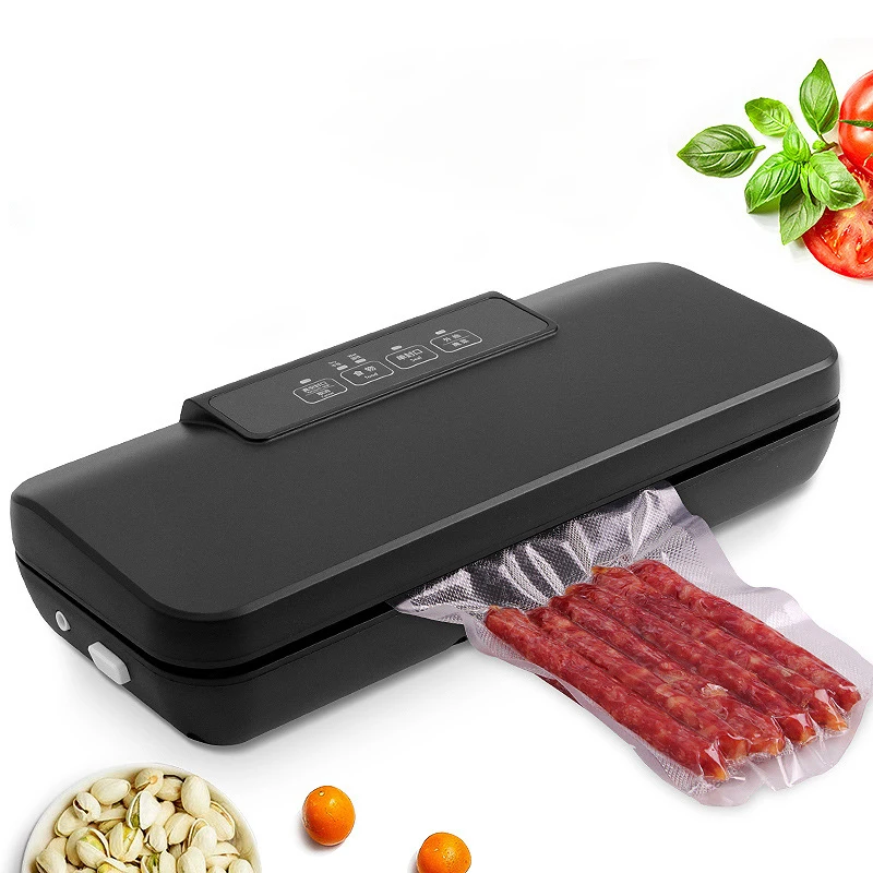 

OLOEY 220V 120W Vacuum Sealer Machine Home Best Vacuum Sealing Fresh Packaging Machine Food Saver Vacuum Packer