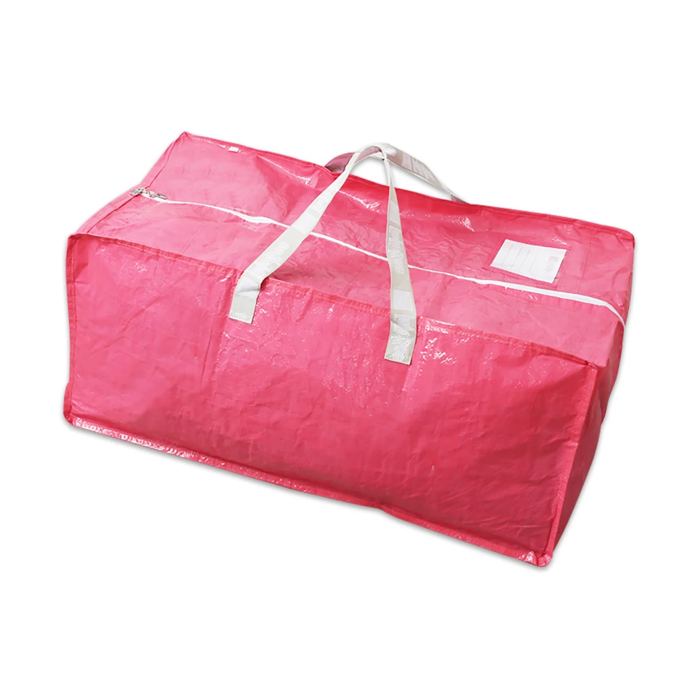 Huge Giant Plastic PP Woven Tote Bag With Durable Handles For Moving
