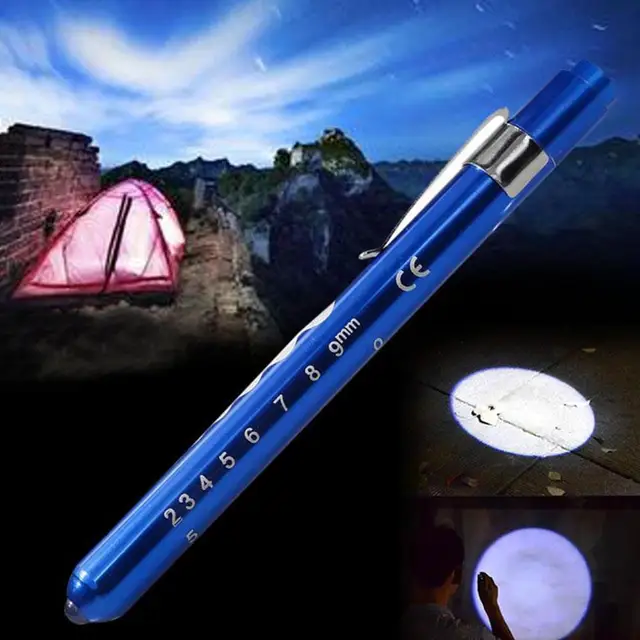 LED Medical First Aid Pen Light Flashlight Doctor Nurse EMT Random Color Ship.