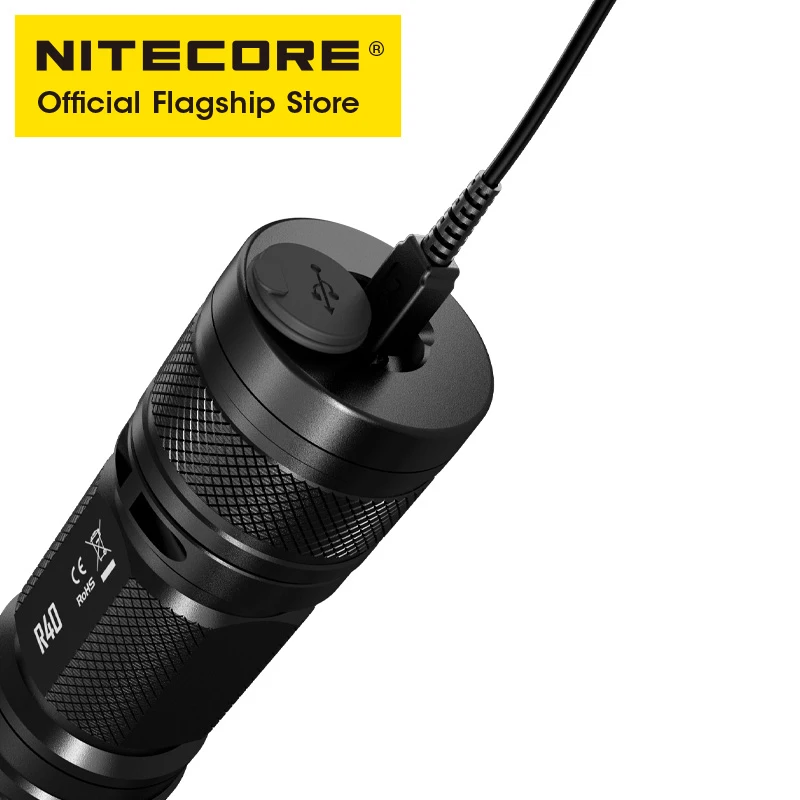 NITECORE R40 фонарик с мигалкой Аккумуляторный дальний беспроводной Перезаряжаемый
