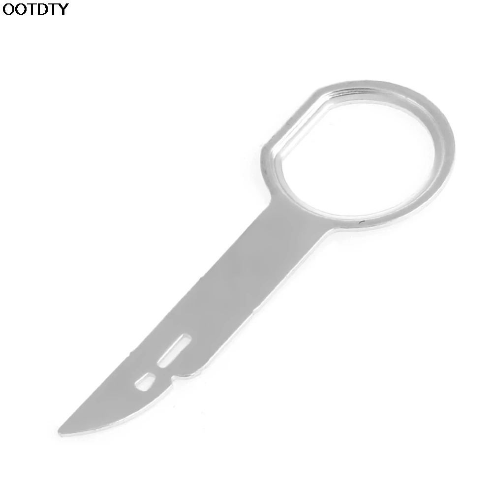 

OOTDTY 2pcs Radio Stereo Release Removal Install Tool Key For Audi Mercedes Porsche New
