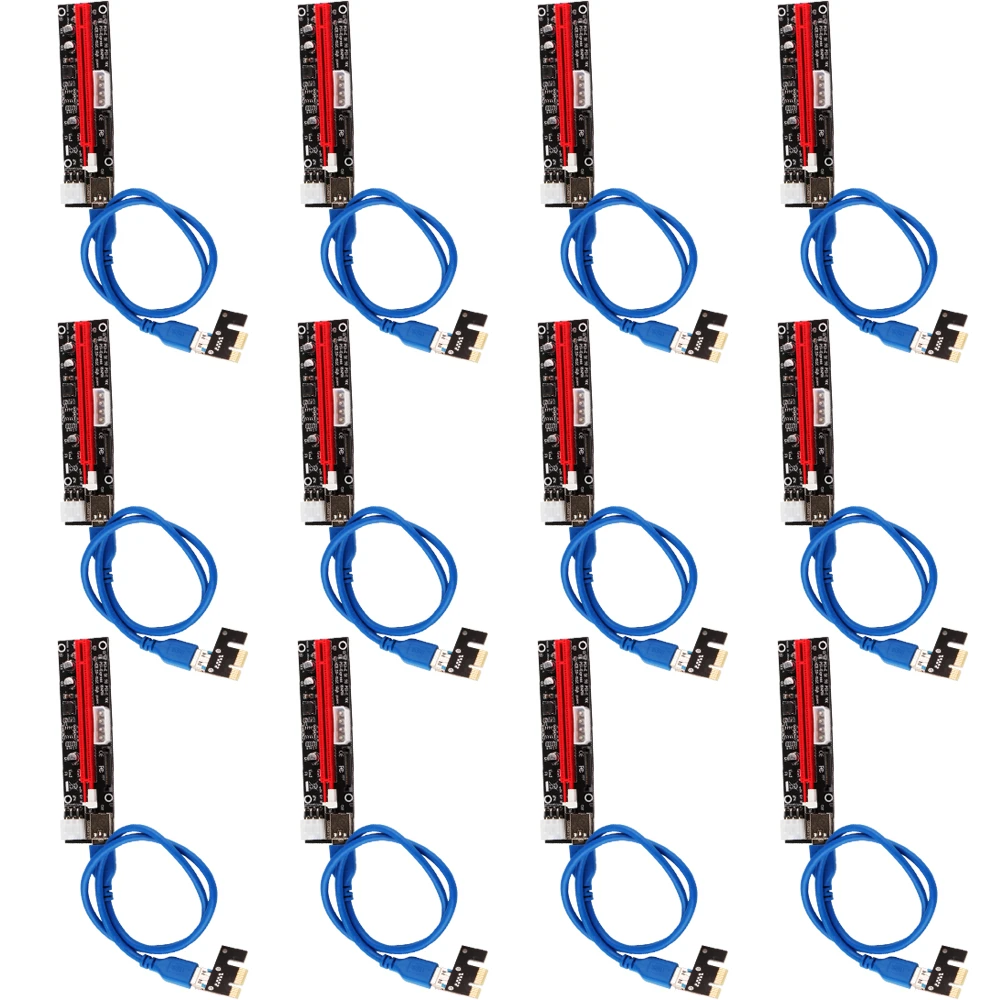 Ubit PCI-E Riser Led Express Cable 1X TO 16X
