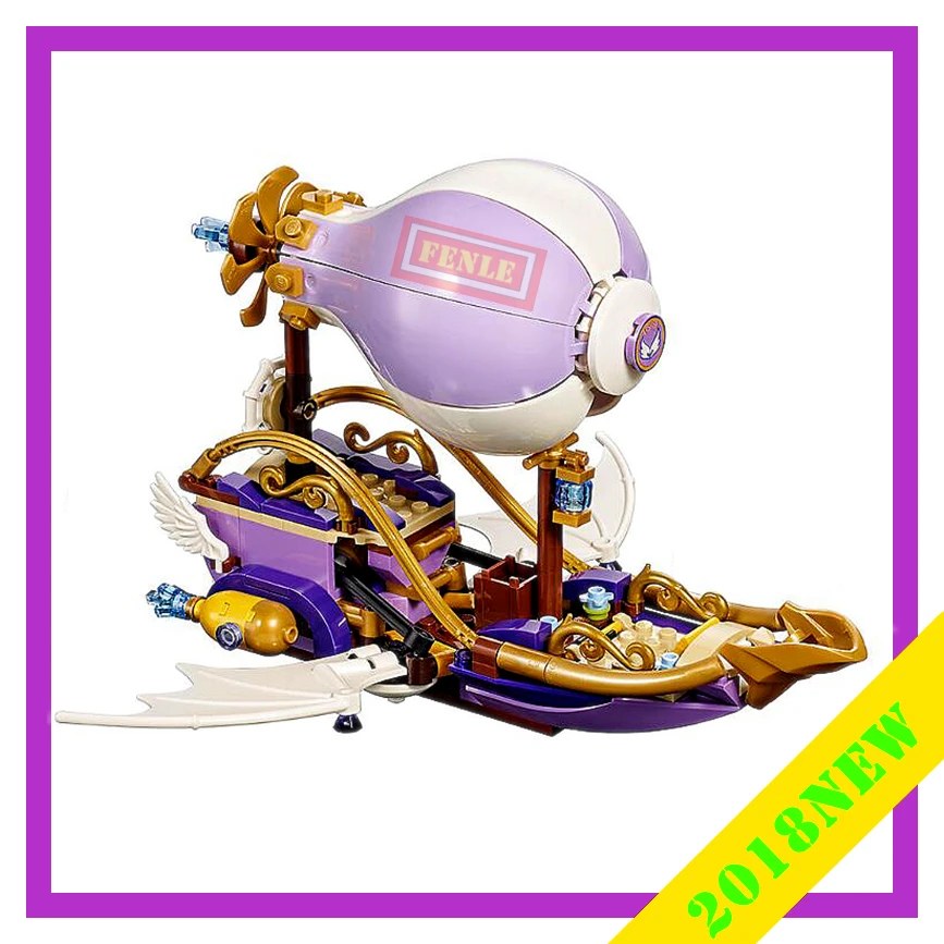 10696 эльфы Aira's Airship the Amulet Chase строительные блоки детские кирпичи игрушки