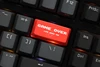 Novelty Shine Through Keycaps ABS Etched, Shine-Through game over black red custom mechanical keyboard backspace ► Photo 3/5