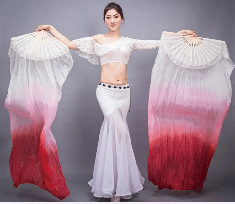 1,8 м цветные вуали для танца живота, имитация шелка, бамбука, Длинные вуали для танцев, для женщин, дешево, распродажа
