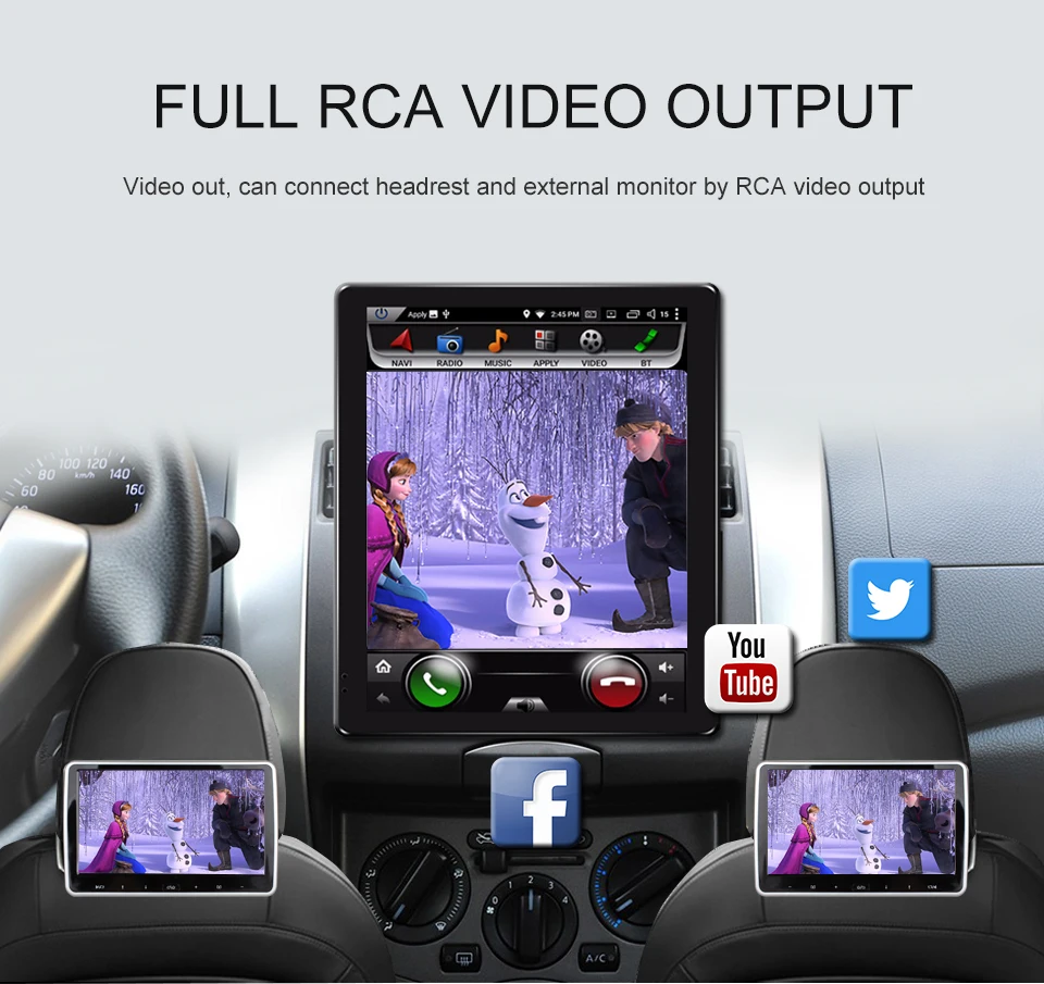 Discount 9.7" Single Din Universal Car Radio Audio Stereo Wifi/GPS Navi Rear View Camera Carplay Mirror-link Bluetooth Head Unit. 14