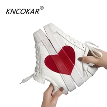 Милые маленькие белые туфли для женщин 18 Весна Новые ins ультра огонь обувь для отдыха