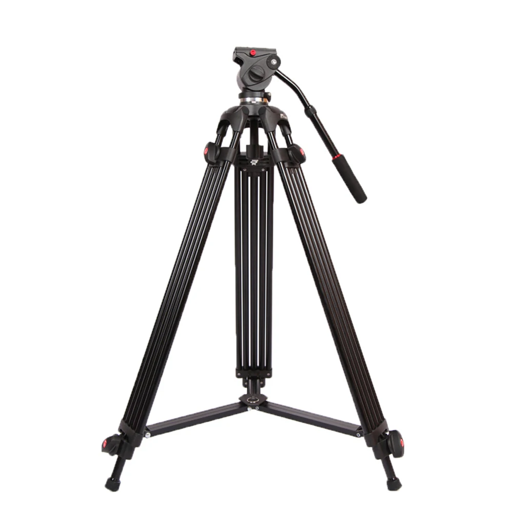 JY0508B 1.8m Aluminum Alloy Camera Tripod Foldable Telescoping DSLR Camcorder Video Photo Tripod