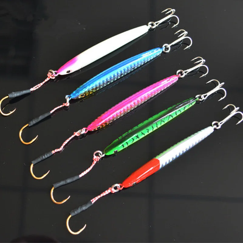 Buy Fishing Lure Jigs Lead Fish Treble Hook Head