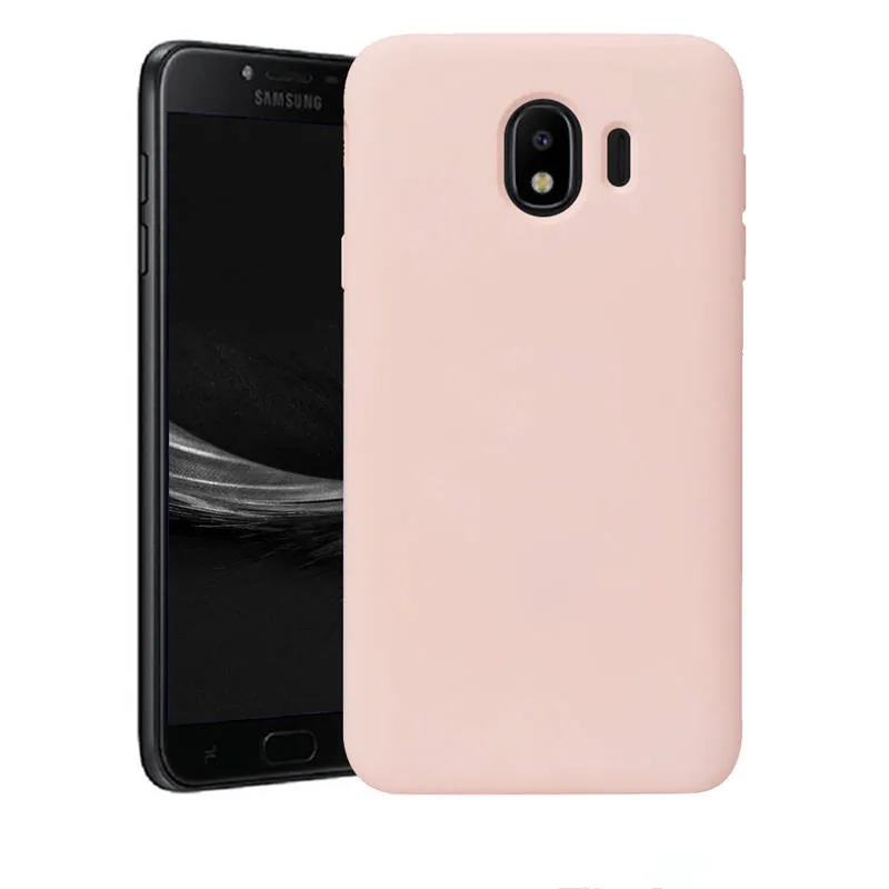 

For Samsung Galaxy J2 Pro 2018 Case Liquid Silicone Rubber Soft Cover For Samsung J2 Pro 2018 J250F Candy color Cases Shockproof