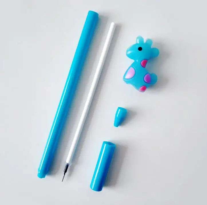 1 шт. гелевая ручка Lytwtw's Kawaii С мультяшным жирафом Канцтовары школьные и офисные