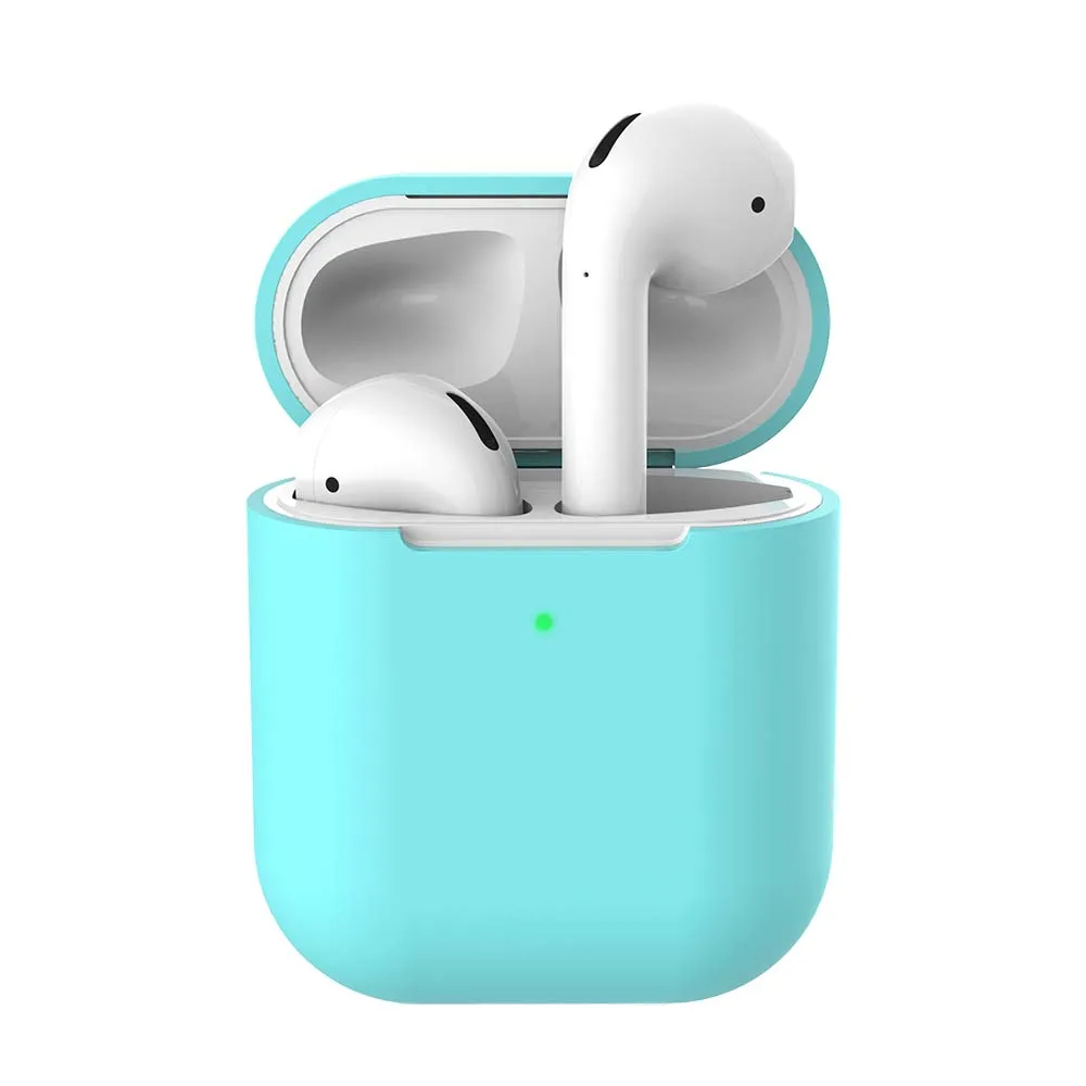 03 Мягкий силиконовый чехол для Apple Airpods 2-й защитный чехол прозрачный Ультратонкий чехол противоударный Для Air Pods 2 кожухи головных телефонов - Цвет: 03