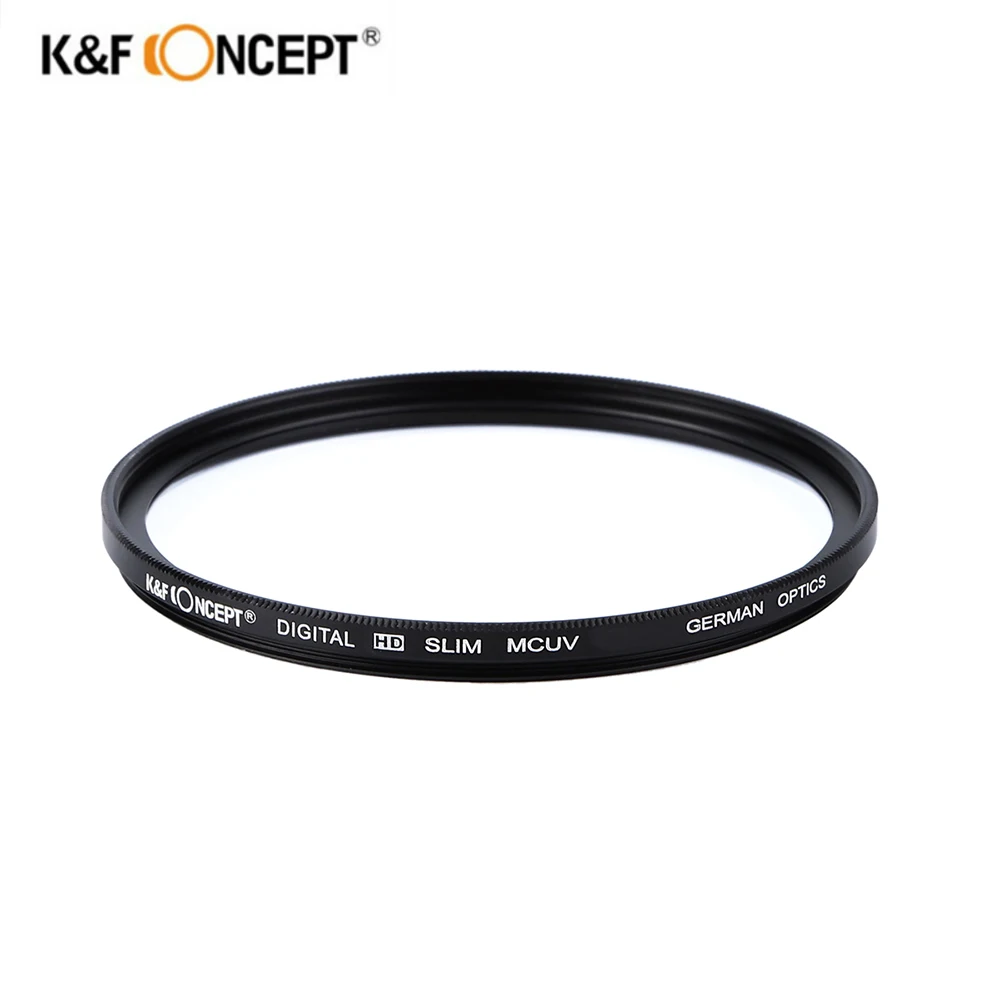 K & F CONCEPT 37/40. 5/49/52/55/58/62/67/72/77/82/ 86 мм Тонкий мульти покрытием MC UV HD объектив фильтр протектор для Canon Nikon sony Камера