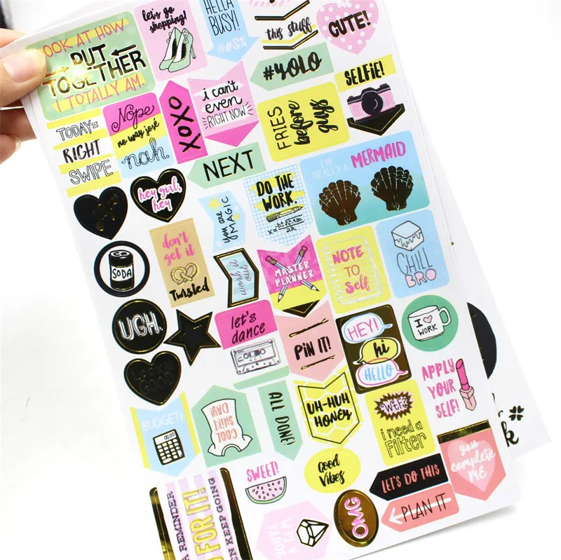 KSCRAFT Good Day Lovely Sticker set for Scrapbooking DIY Projects/Photo Album/Card Making Crafts