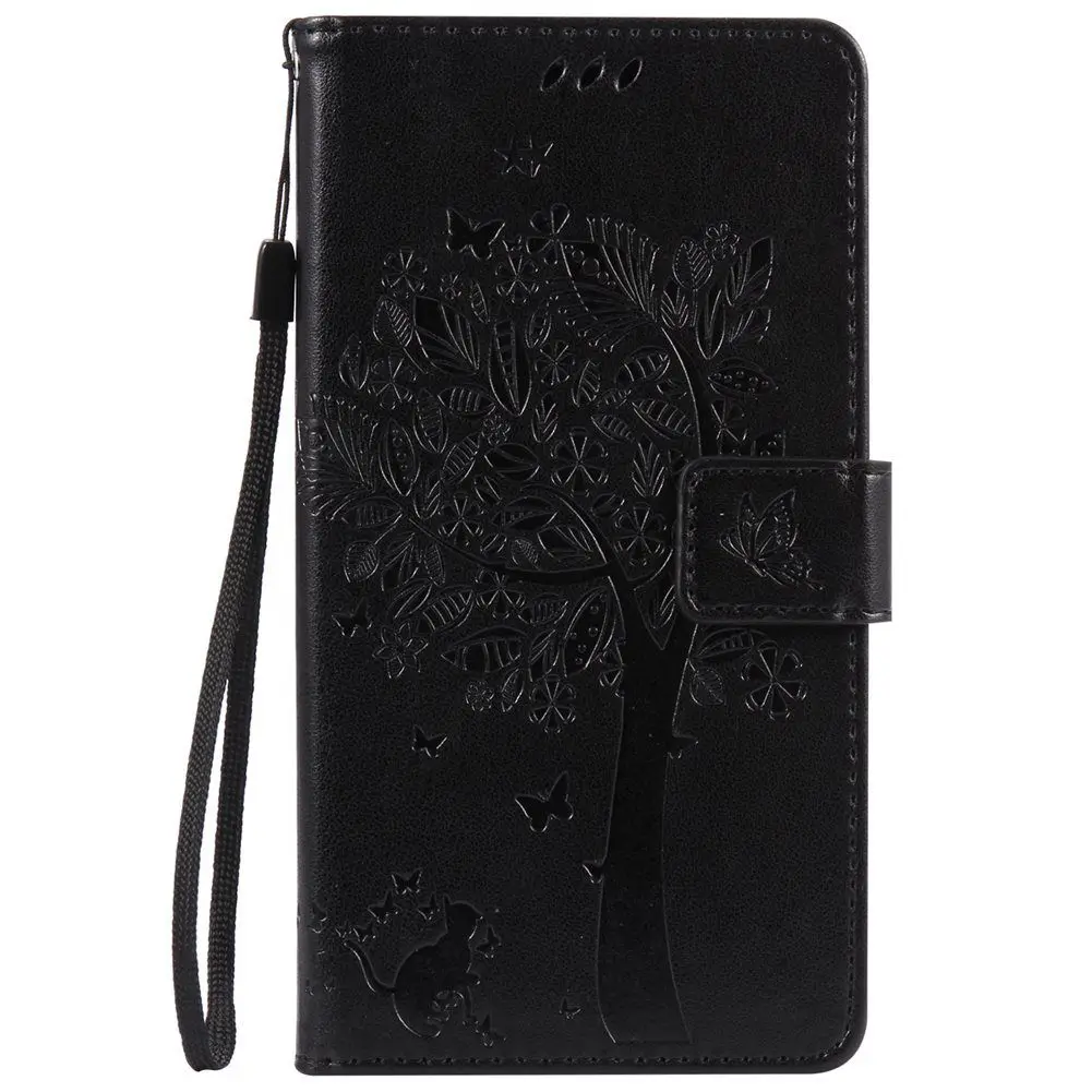 

MuTouNiao Black Leather Flip Case Cover For Motorola Moto X Style