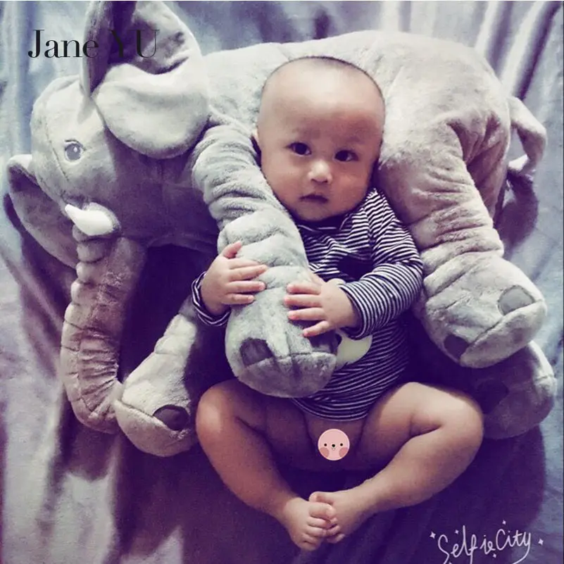 JaneYU, подарок для малышей, детская подушка, мягкая подушка для кормления слона, детская кровать, подушки для сиденья автомобиля, детские мягкие плюшевые игрушки