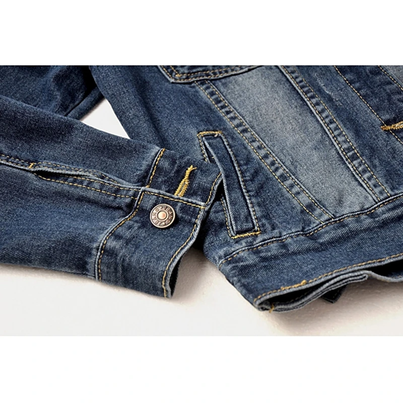 Модная весенняя джинсовая куртка или Женская Корейская Harajuku джинсовая куртка больших размеров женская винтажная приталенная короткая женская куртка с капюшоном
