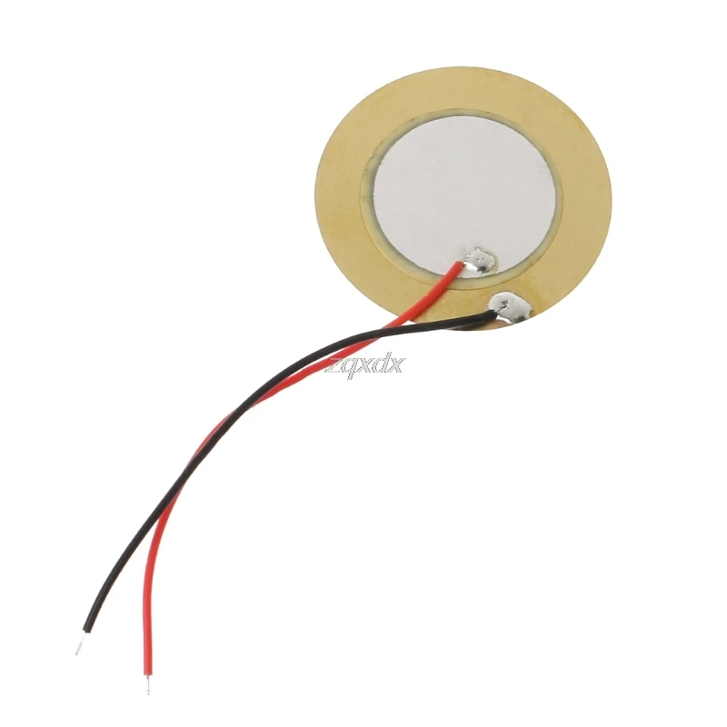 Piezo Elements Buzzer Sounder Sensor Trigger Drum Disc wire copper 10pcs piezo elements buzzer