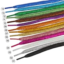 Colored Pearlescent Women Shoelace 14 Colors Fashion Design For Men Casual Shoes Sport Shoes Lace 80 CM Colored Pearlescent Women Shoelace 14 Colors Fashion Design For Men Casual Shoes Sport Shoes Lace 80 CM