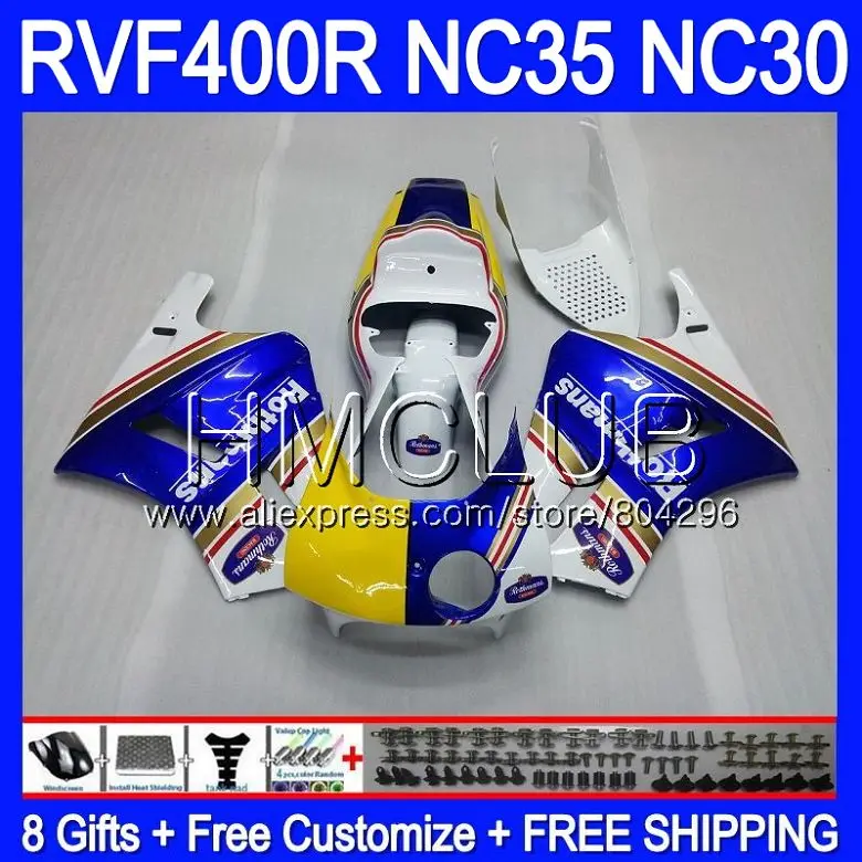 

RVF400R For HONDA VFR400 R NC30 V4 Not race !! VFR400R 89 90 91 92 93 92HM.17 NC35 RVF VFR 400R 1989 1990 1991 1992 1993 Fairing