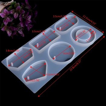 

Silicone Mold Mould Epoxy Resin Jewelry Sweater Chain Pendant Making Tool Hole