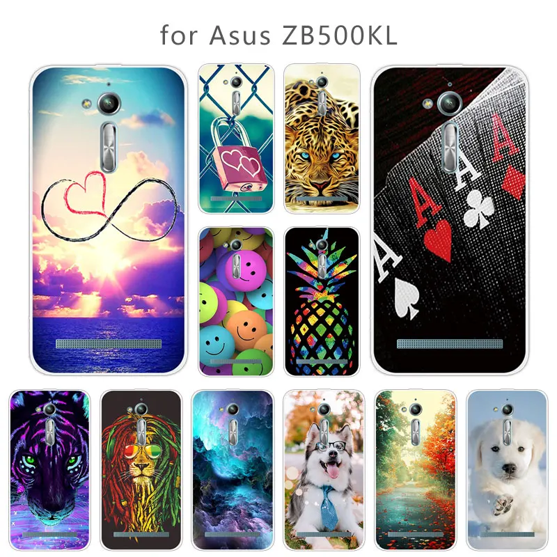 for ASUS ZB500KL Soft TPU Gel Back Cover Clear Silicone Zenfone Go 5.0 inch Skuli Phone Cases Funda Capa |