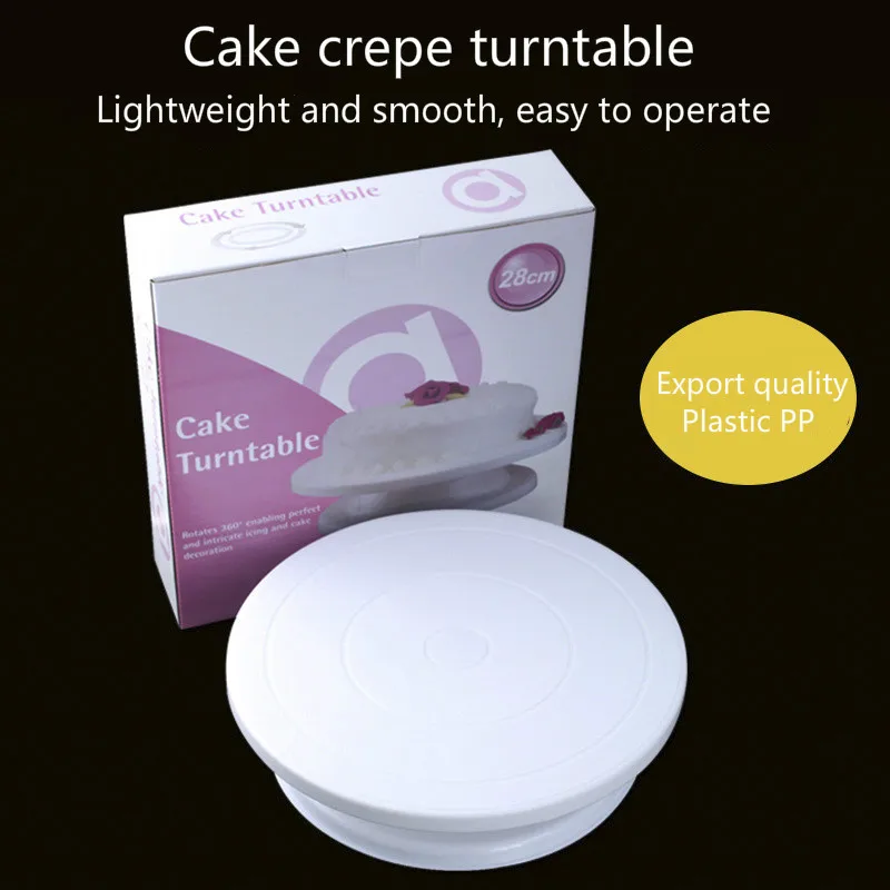 

Baking tools cake mounting table light stable turntable DIY mould