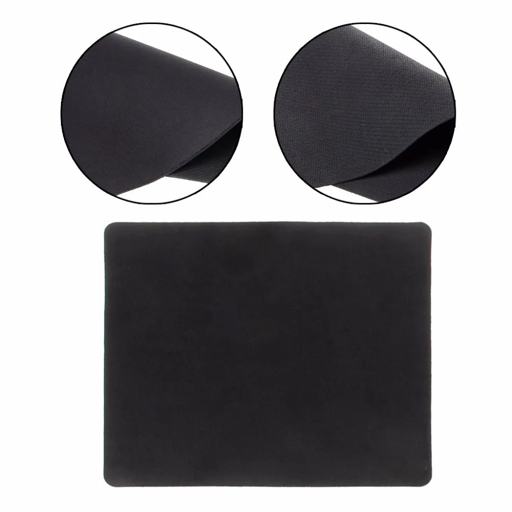 

Slim Mousepad Mouse Pad Mat For PC Optical Laser Mouse Trackball Mice Black Mousepad 22cm*18cm C26