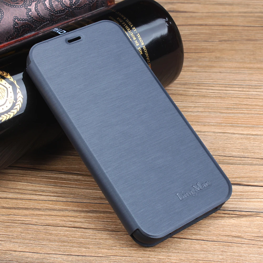 Роскошные ТПУ кожаные чехлы для huawei Honor 7C флип бумажник чехол защитный телефона