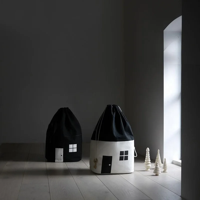 الكرتون منزل المطبوعة أزياء الأطفال غرفة الديكور السرير لعبة طفل مجموعة