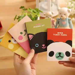 Каваи милый кот собака медведь Блокнот творческий DIY заметки закладки Lable для подарка корейский Канцтовары Школьные принадлежности