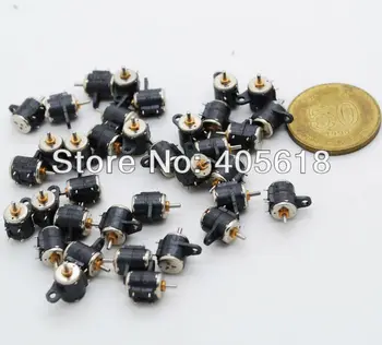

20 PCS 4 Wire 2 Phase Miniature stepper motor (diameter:6 mm ,Height:8 mm)