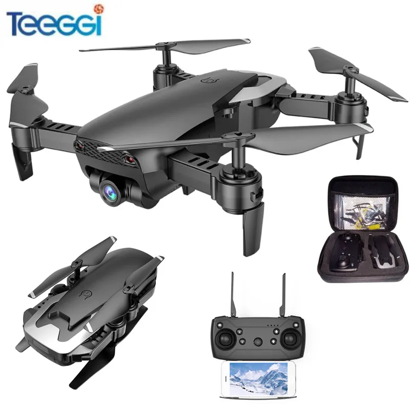 Teeggi X12 RC Дрон с 2MP широкоугольным WiFi FPV камерой HD мини складной Квадрокоптер