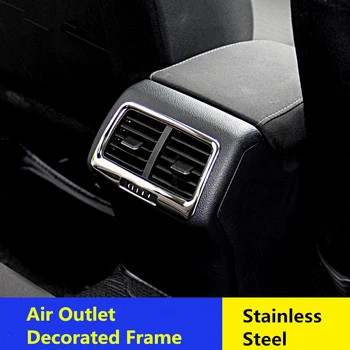 

Stainless Steel Back Seat Air Conditioner Outlet Decorated Brightly Frame For Volkwagen Golf 7 Z2EA219
