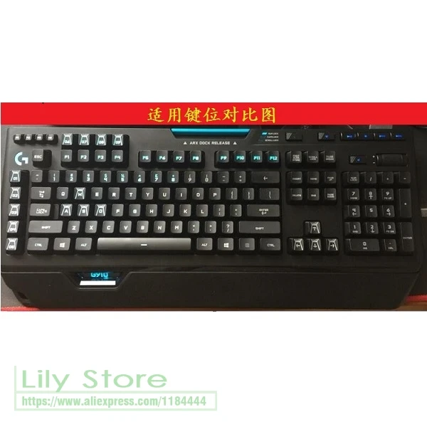 Для Logitech G910 Проводная Механическая Защитная клавиатура яркая подсветка Кнопка