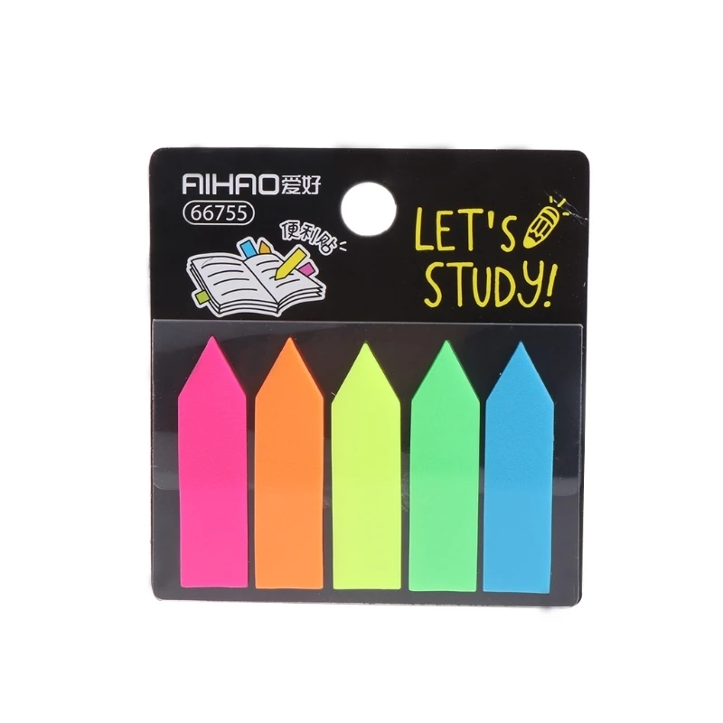 Флуоресцентная прозрачная наклейка Memo Flags Post It Bookmark Index Pad Tab Sticky Notes