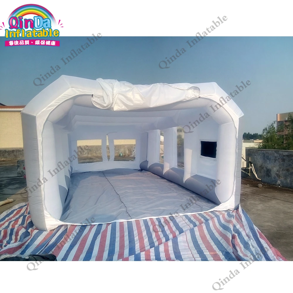  6x4x2.5m portable inflatable paint booth used inflatable spray booth inflatable paint tent for car 