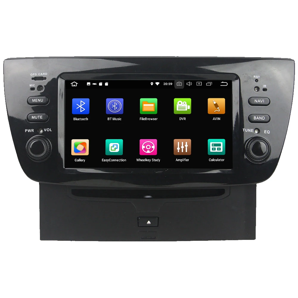 Cheap KLYDE 4G WIFI Octa Core Android 8.0 4GB RAM 32GB ROM BT Car DVD Multimedia Player Radio GPS Navigation For Fiat Doblo 2010-2014 1