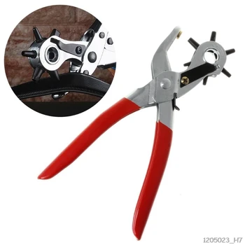 

Leather Belt Hole Punch Drill Plier Eyelet Sewing Machine Leathercraft Household Bag Tool Strap For Home Use