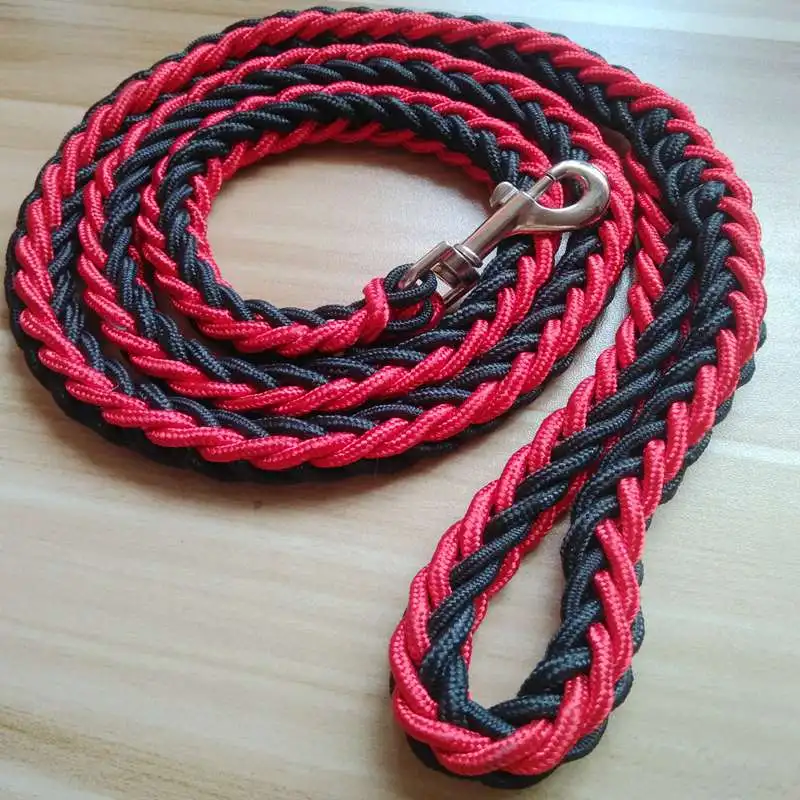 Pet Nylon Leash For Dog Rope Braided Walking Lead Small Dog Leash Traction Rope Nylon Lead