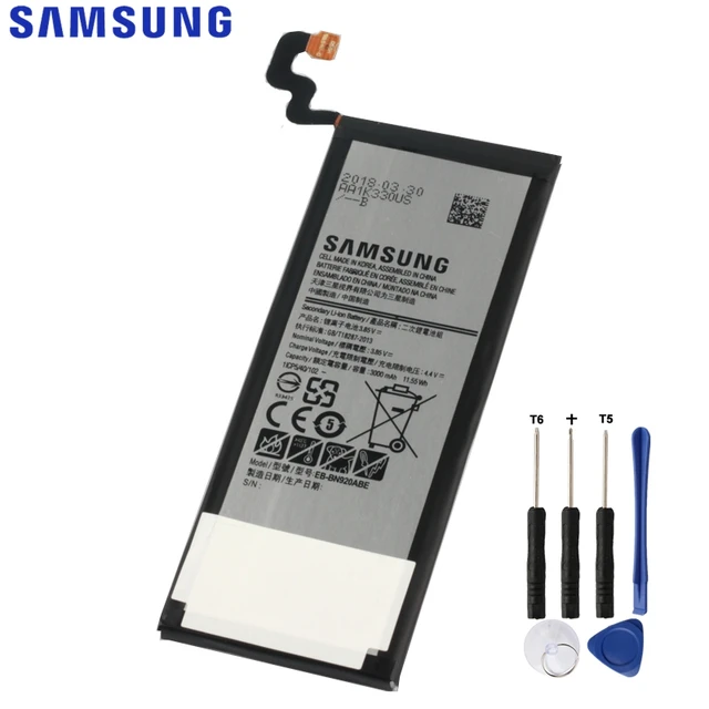 Original Replacement Samsung Phone Battery For Galaxy Note 5 SM N9208 Note5 N9208 N9200 N920t
