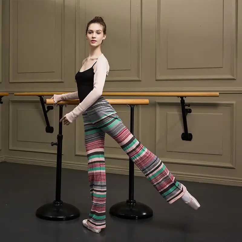 knit ballet warm up pants
