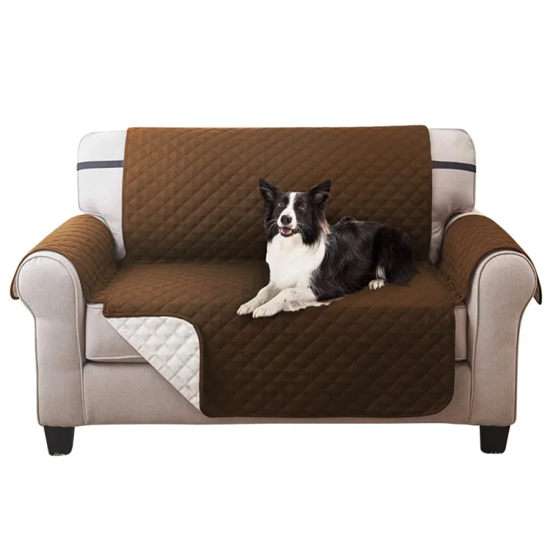 Водонепроницаемый нескользящий Реверсивный чехол для дивана для гостиной диван Чехол один двойной три человека диван подстилка для животных протектор