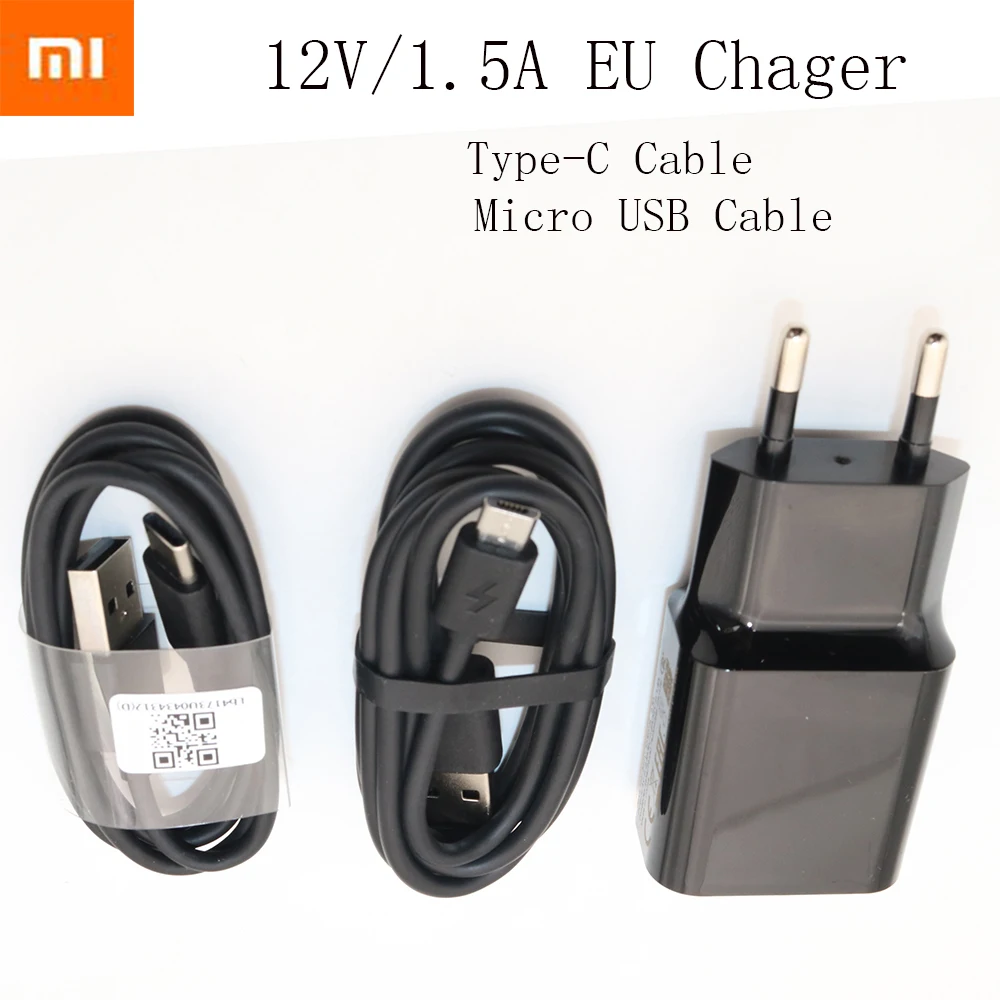 

Original xiaomi EU QC3.0 DASH Charger Adapter,Micro USB/Type-C USB Cable For for Mi 6 8 9 A1 5 5C 5X 5S Plus6 6X Mix2S 2 Max3 2